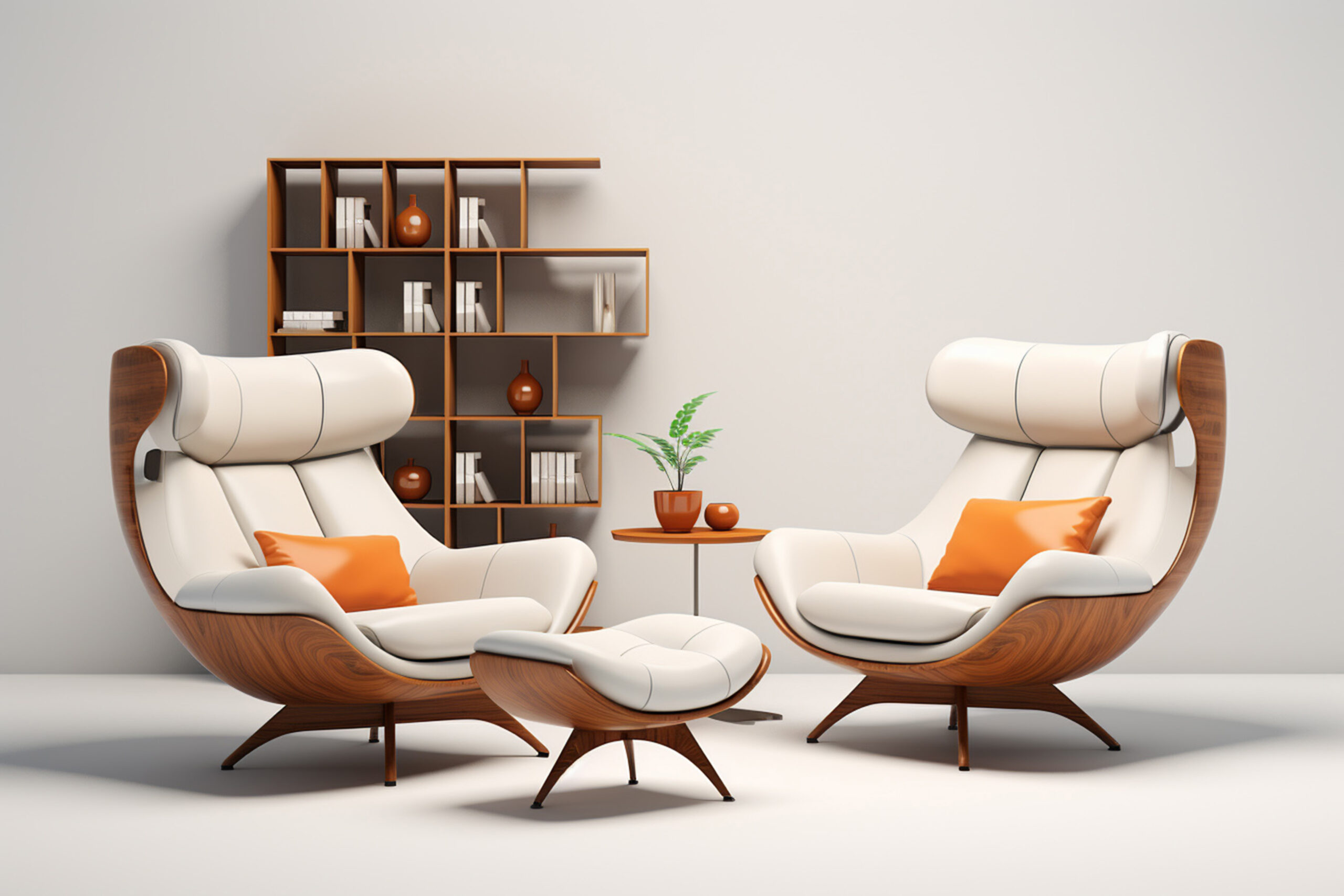 Fauteuil avec repose-pieds – Image 2