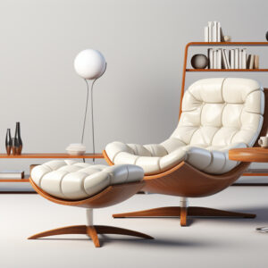 Fauteuil avec repose-pieds